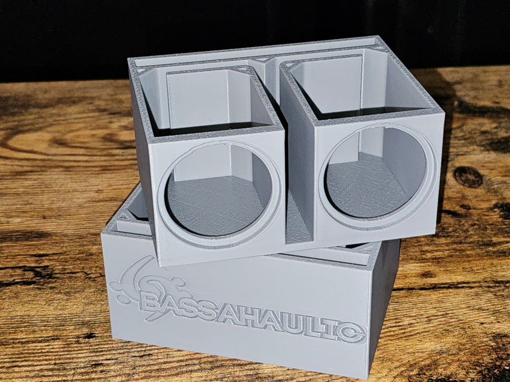 Mini Dual-Subwoofer Box / Business Card Holder