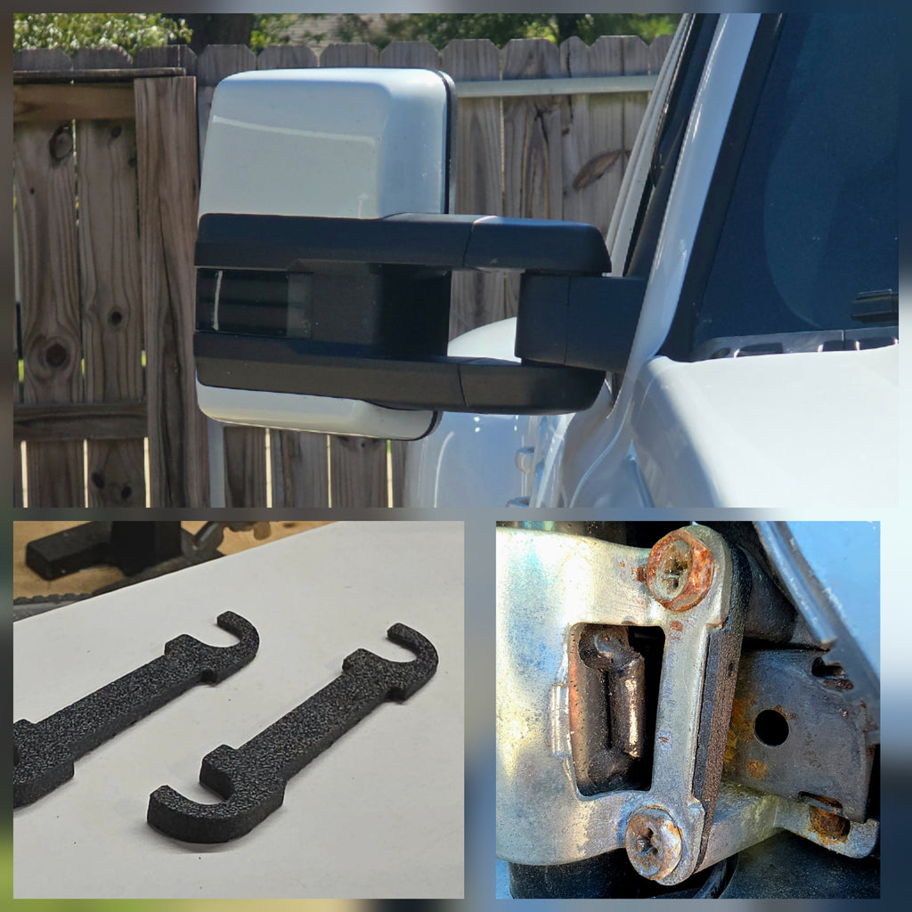 GMT800 Tow Mirror Leveling Spacers